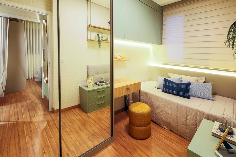 avalon residencial decorado quarto