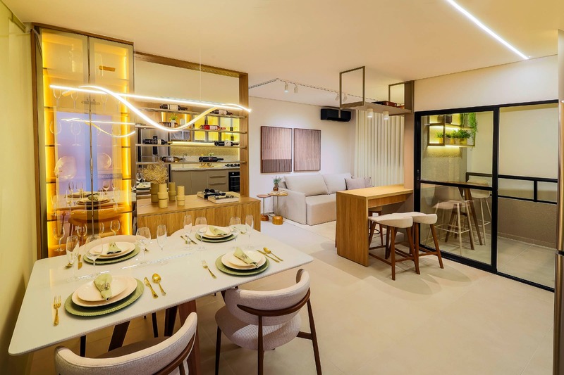 avalon residencial decorado sala de estar