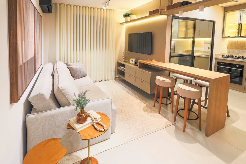 avalon residencial decorado sala