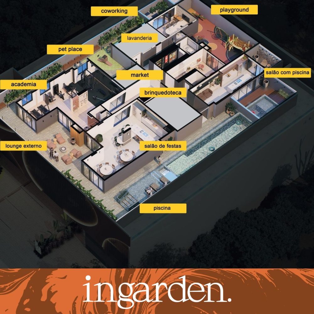 Ingarden ingarden area comum inbase construtora e ideal imoveis
